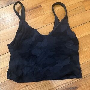 Lulu-B Black Camouflage Tank Top